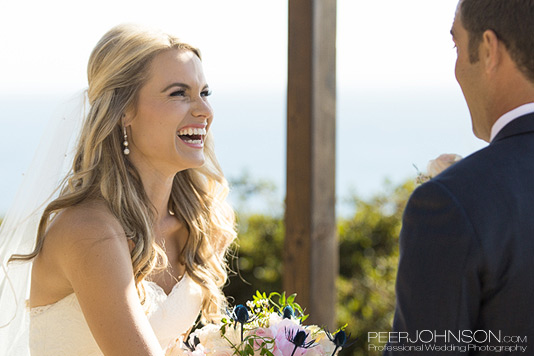 Wind and Sea Ceremony Bride