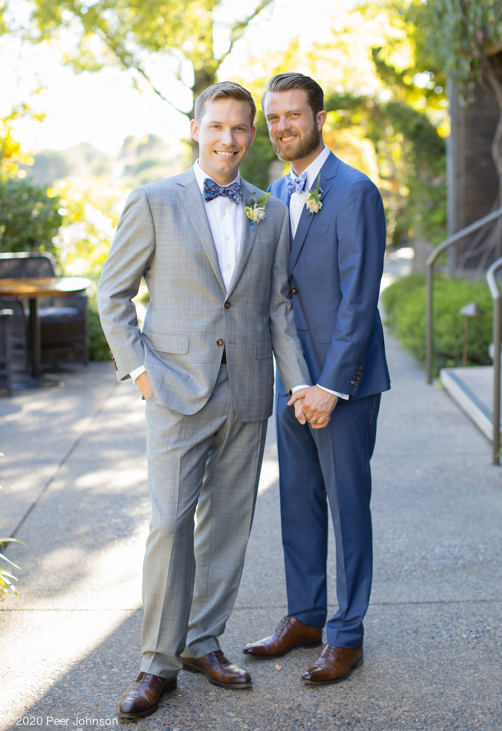 Two grooms at Ventana Inn & Spa.