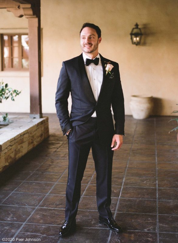 A groom at Tehama in Carmel.