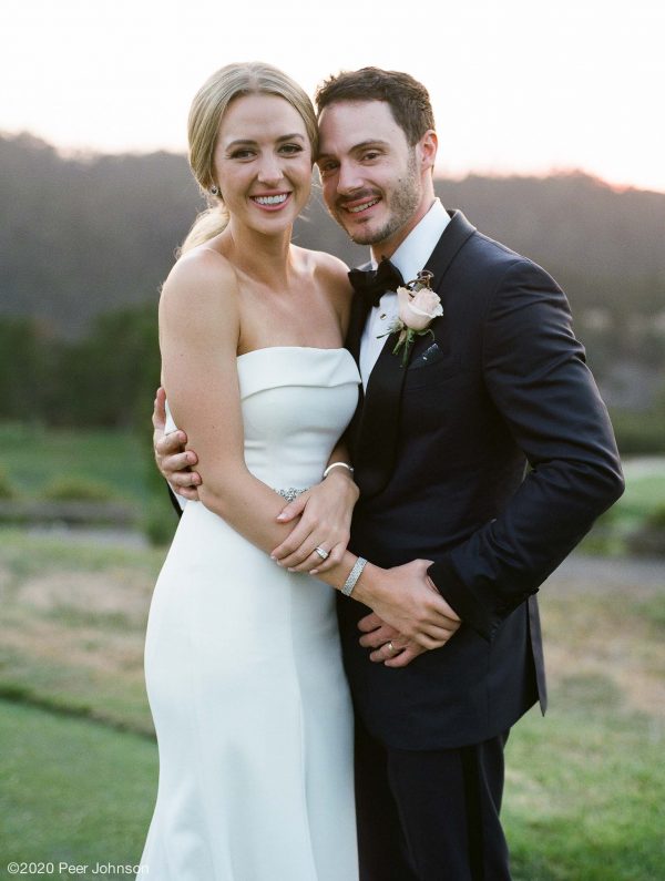 Bride Groom at Sunset Tehama Carmel