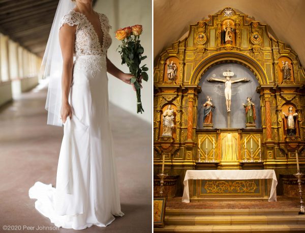 Carmel Mission Wedding Details