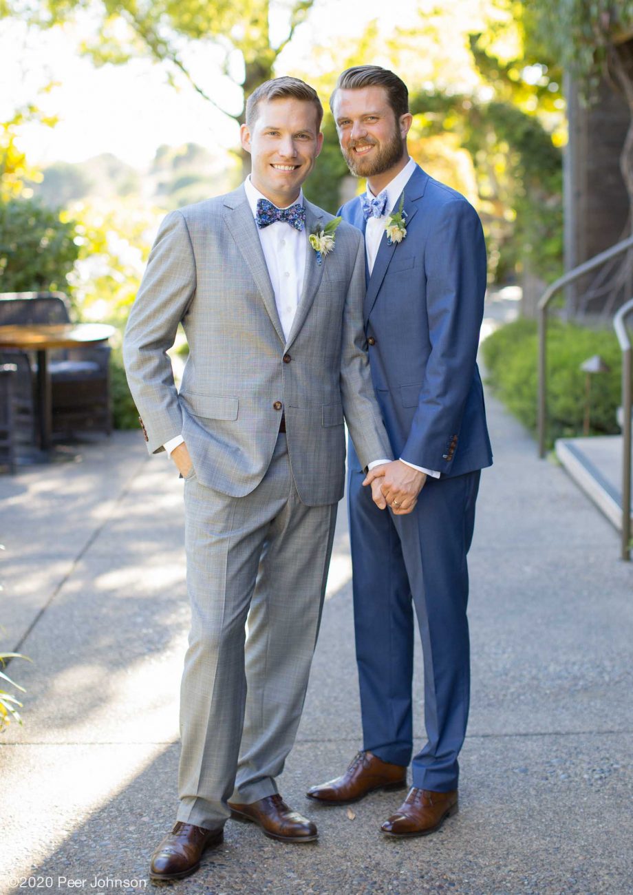 Two grooms at Ventana Inn & Spa.