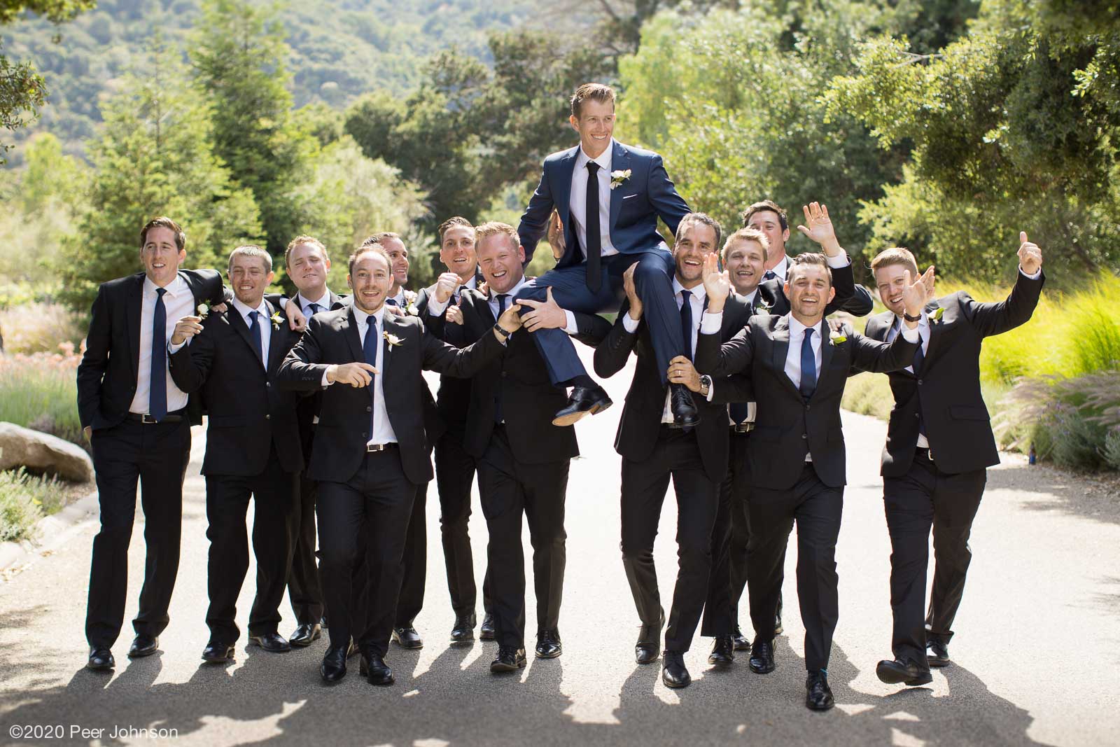 groomsmen in Carmel