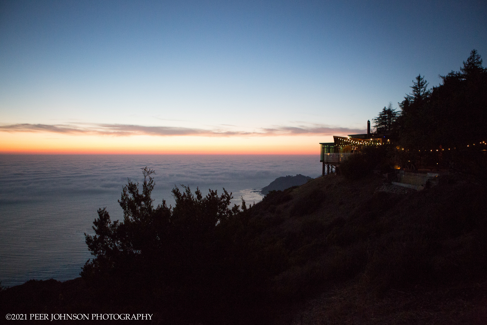 The Post Ranch Inn's Sierra Mar restaurant.